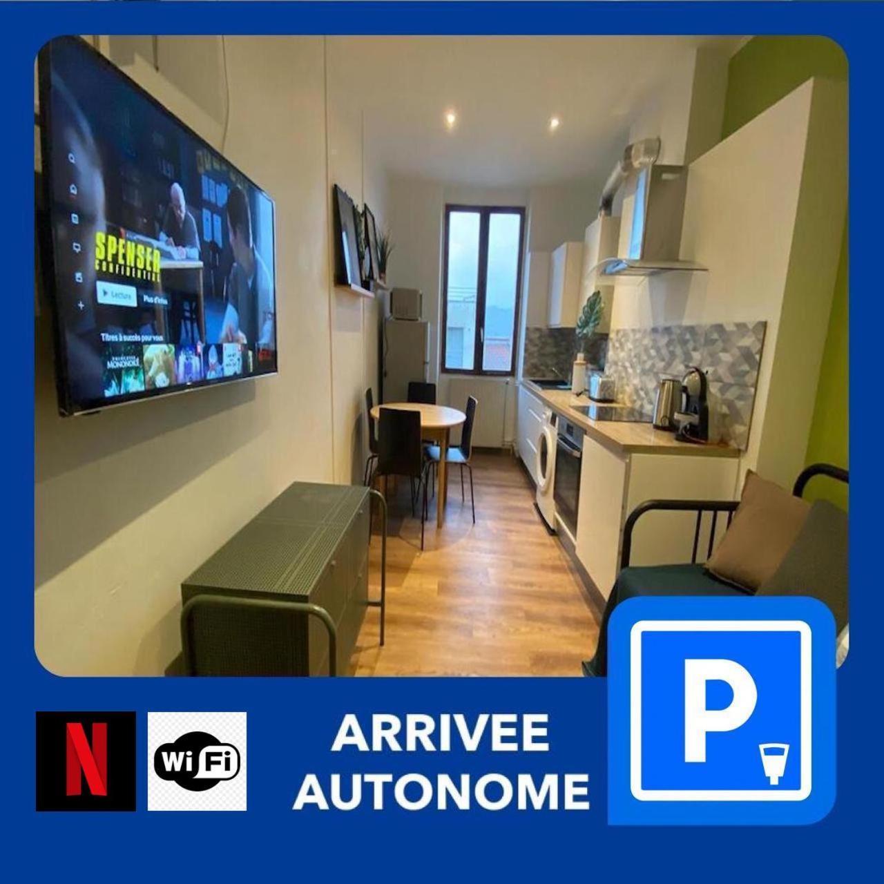 Apartament 012 Chic & Cosy F2 34M2 Hypercentre Wifi Smart Tv Netflix Saint-Etienne  Zewnętrze zdjęcie