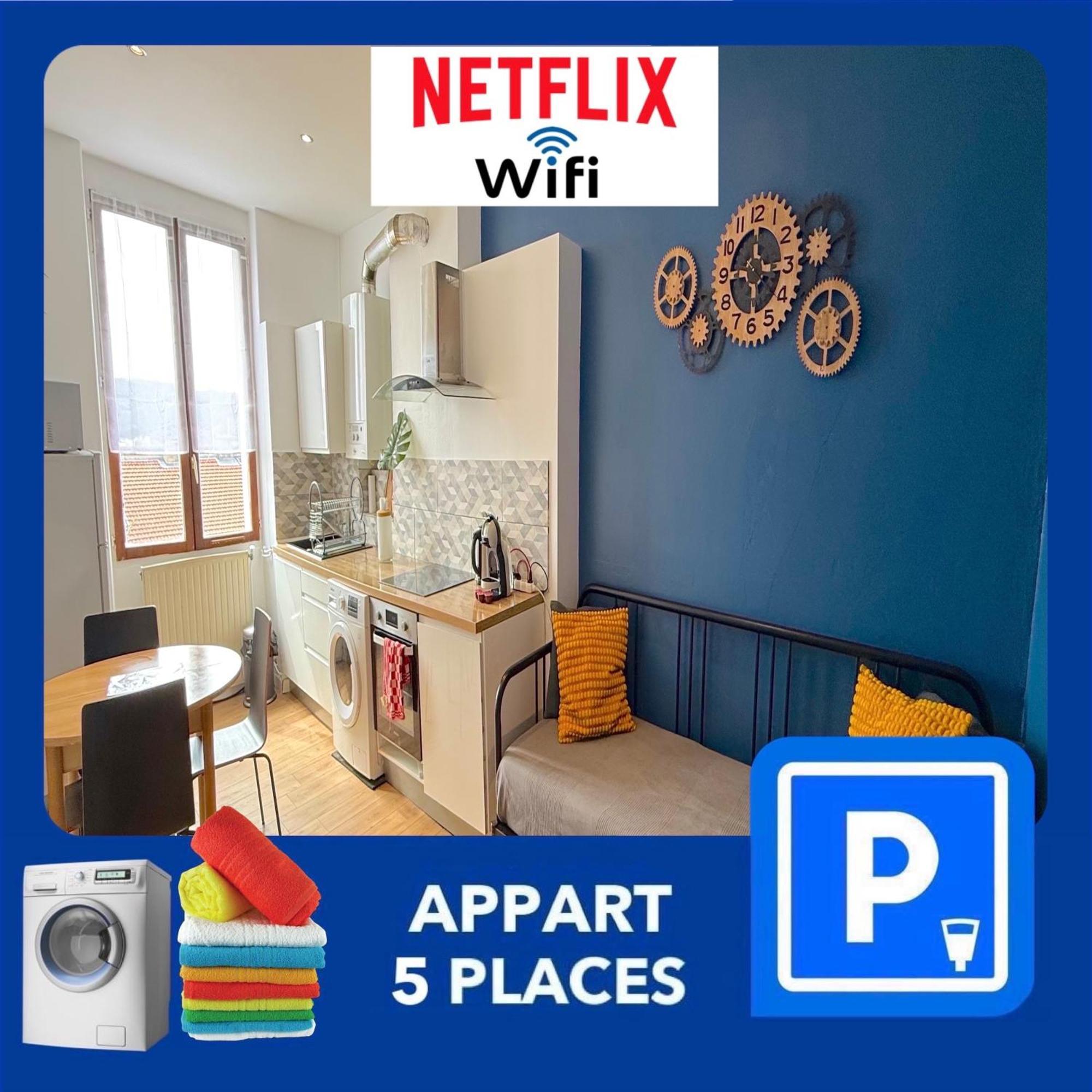 Apartament 012 Chic & Cosy F2 34M2 Hypercentre Wifi Smart Tv Netflix Saint-Etienne  Zewnętrze zdjęcie